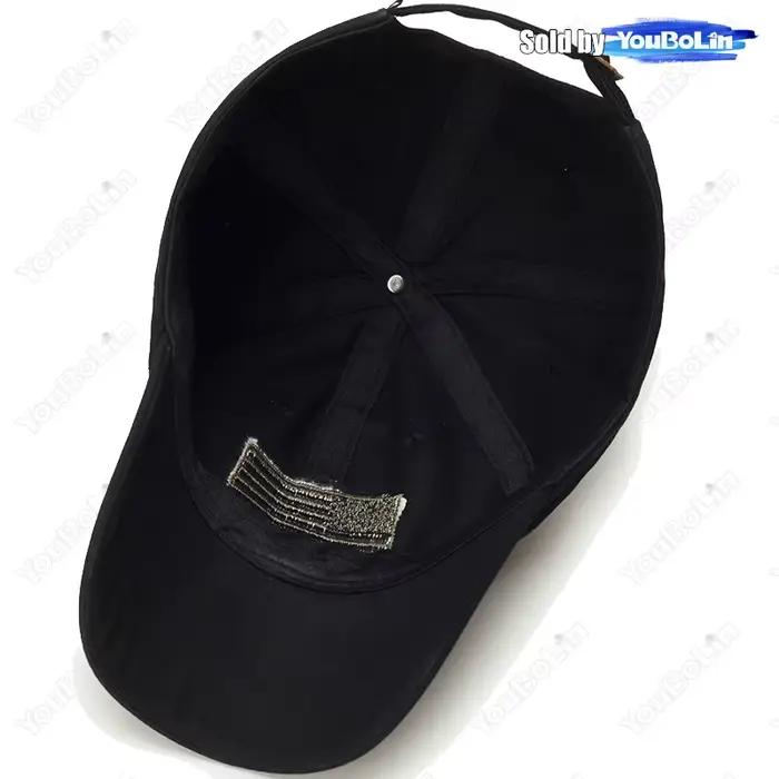 Casquette de Baseball en coton brodé drapeau américain