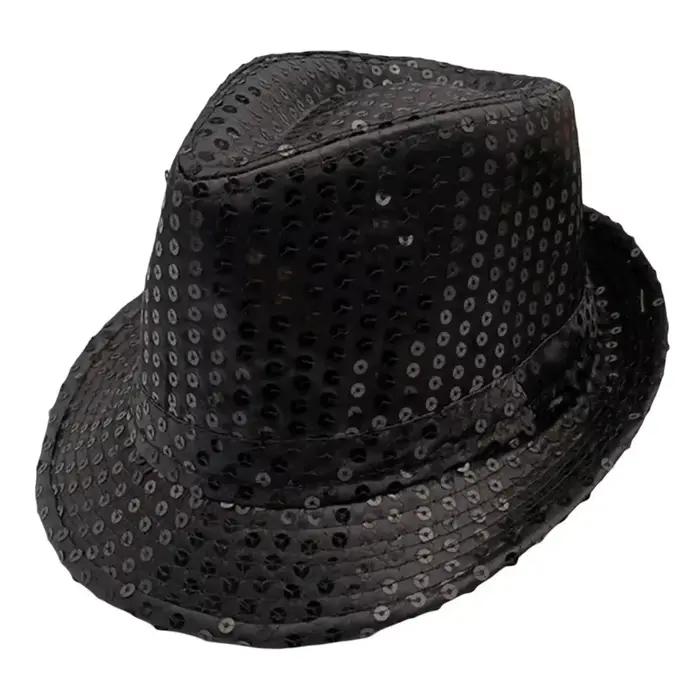 Chapeau de Jazz à paillettes pour hommes et femmes