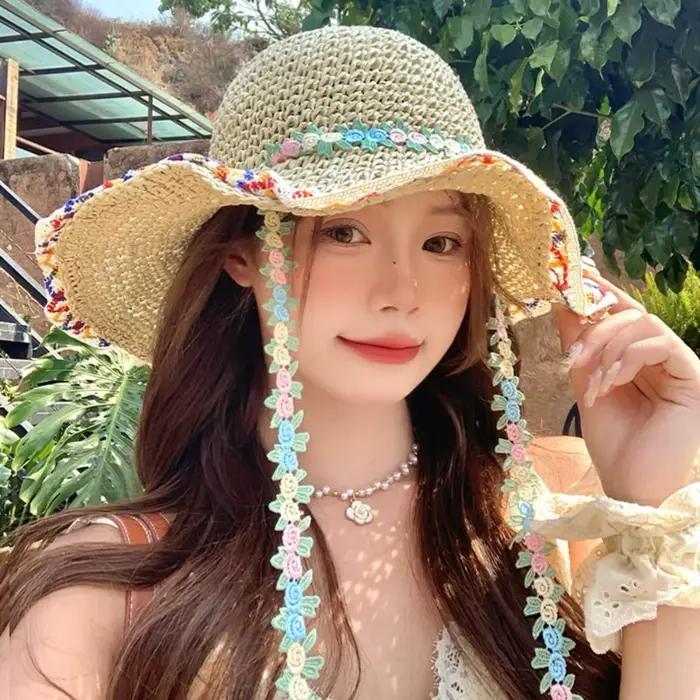 Chapeau de paille élégant pour femme