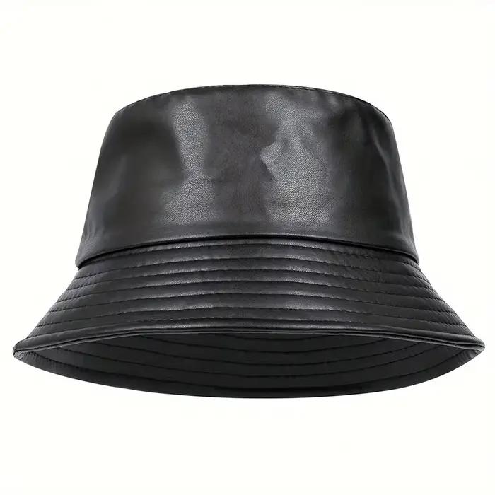 Chapeau unisexe en cuir solide pour homme et femme chapeau de protection solaire chapeau de voyage en plein air chapeau de pêche occassions spéciales et tous les jours