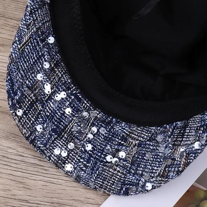 Chapeaux de cadets en Denim élégants pour femmes