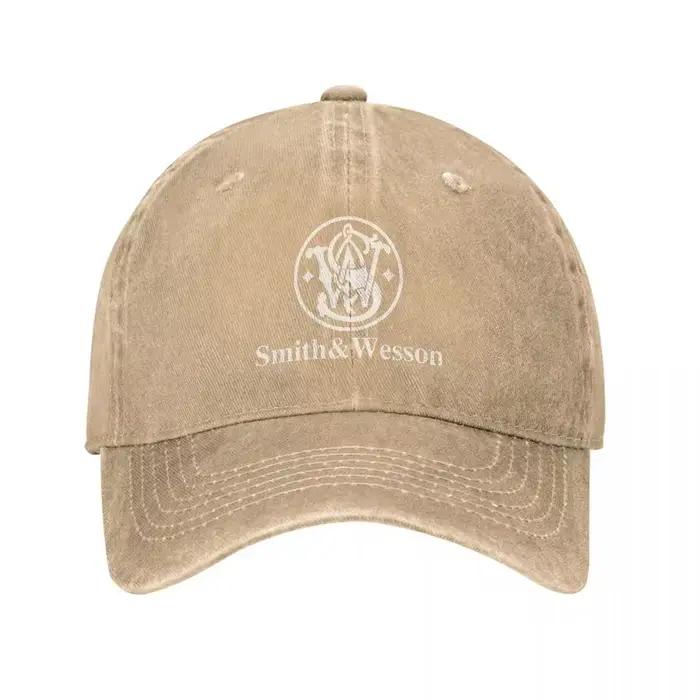 Casquette de baseball en coton lavé avec logo Smith Wesson