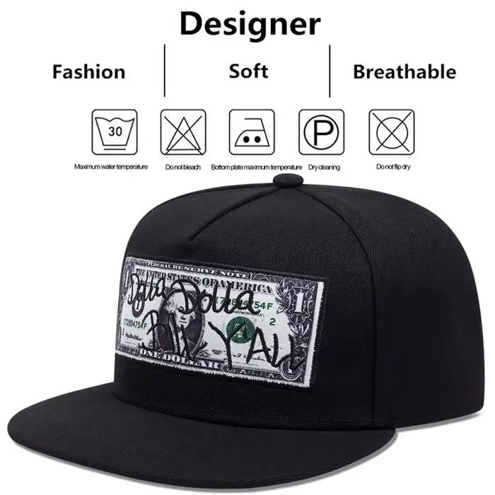 Hommes Snapback chapeaux USD icône mode Hip Hop casquette de Baseball pour adulte réglable sport loisirs casquettes