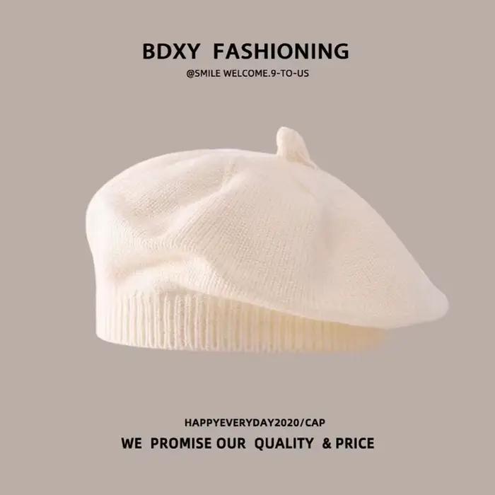 Béret Triblockchain Vintage pour Bébé Fille et Garçon