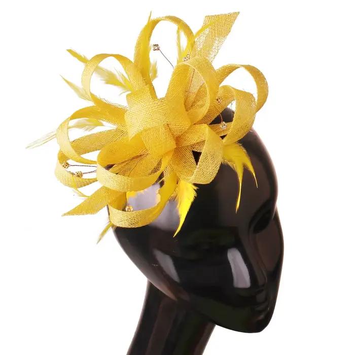 Chapeau Fascinator Élégant pour Femme – Accessoire de Mariage et de Fête pour Mère de la Mariée – Article Très Vendu