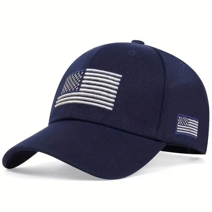 Casquette de baseball drapeau américain pour hommes