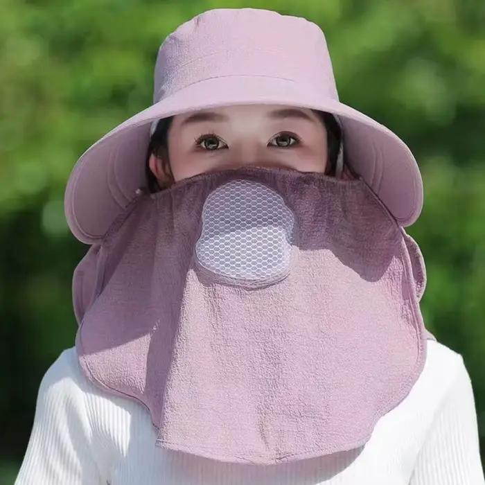 Chapeau de soleil intégral pour femme