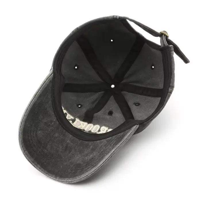 Casquette Brooklyn lettre broderie coton réglable pour hommes et femmes, décontractée et protectrice UV, idéale pour les sports, les vacances et les événements hip hop