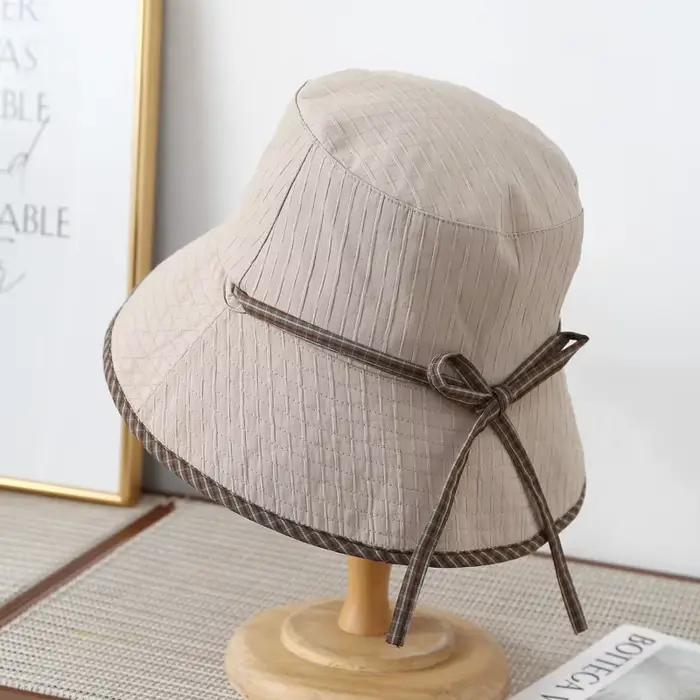 Chapeau à nœud papillon de style japonais pour les sorties printemps-été