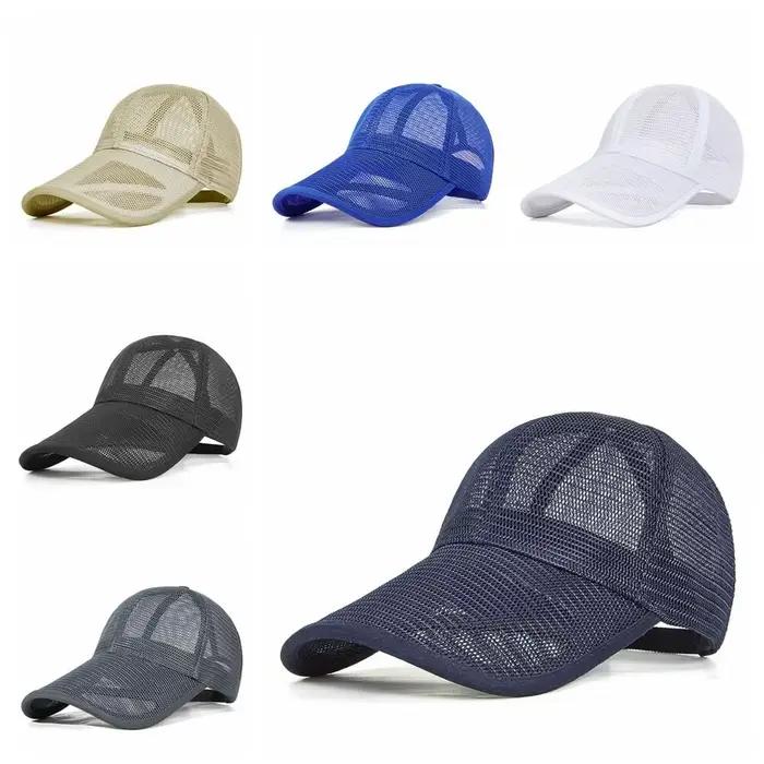 Casquette de baseball pour homme en maille à séchage rapide ajustable et légère pour toutes les saisons et les occasions extérieures
