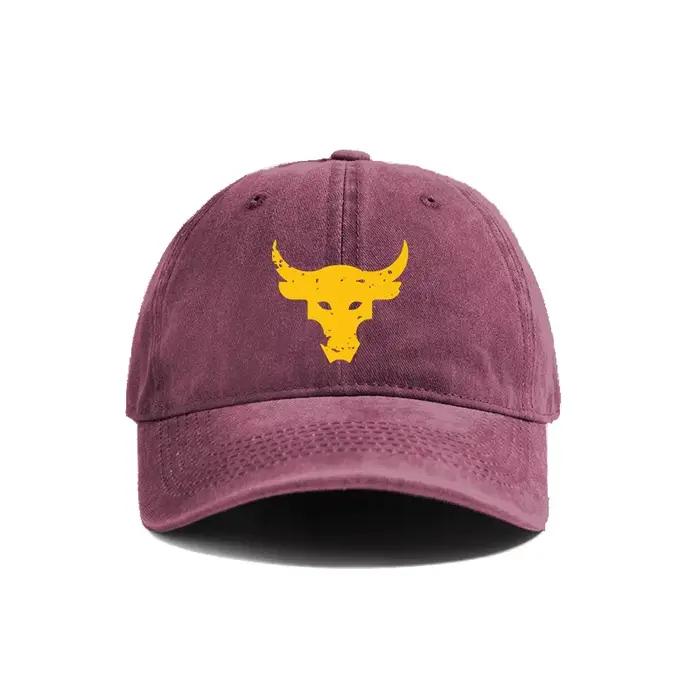 Dwayne Johnson Brahma Bull Casquette de baseball d'été DistMurcia papa chapeaux hommes extérieur réglable coton casquettes MZ-440