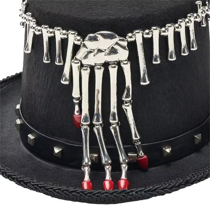 Chapeau Costume gothique élégant 39BB, marron, gris, pour événement Cosplay
