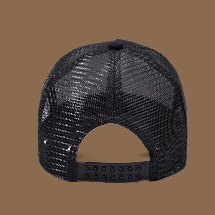 Casquette de camionneur unisexe avec broderie et appliques de chèvre – Idéal pour un usage quotidien décontracté