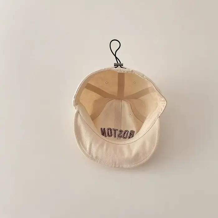 Casquette de baseball vintage brodée pour bébé