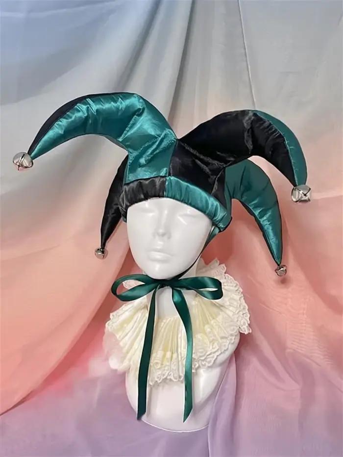 Chapeau de Costume de bouffon de cour à lacets