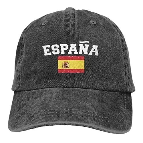 Espana drapeau de l'espagne espagnol Denim chapeaux pour hommes femmes casquettes de Baseball Casquette