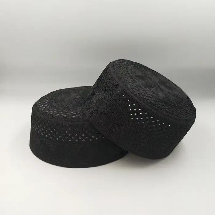 Casquette de prière à dessus plat en maille respirante unisexe