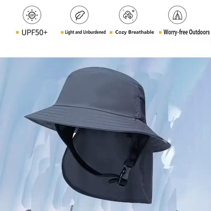 + chapeau de Surf de plage châle amovible