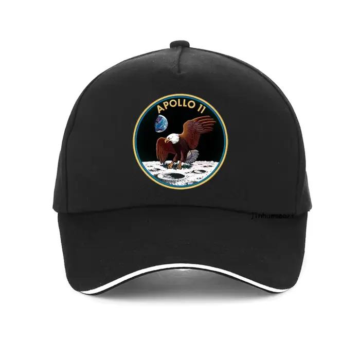 Casquette de baseball unisexe avec impression du 50e anniversaire de l'atterrissage sur la lune de l'Apollo 11 aux
