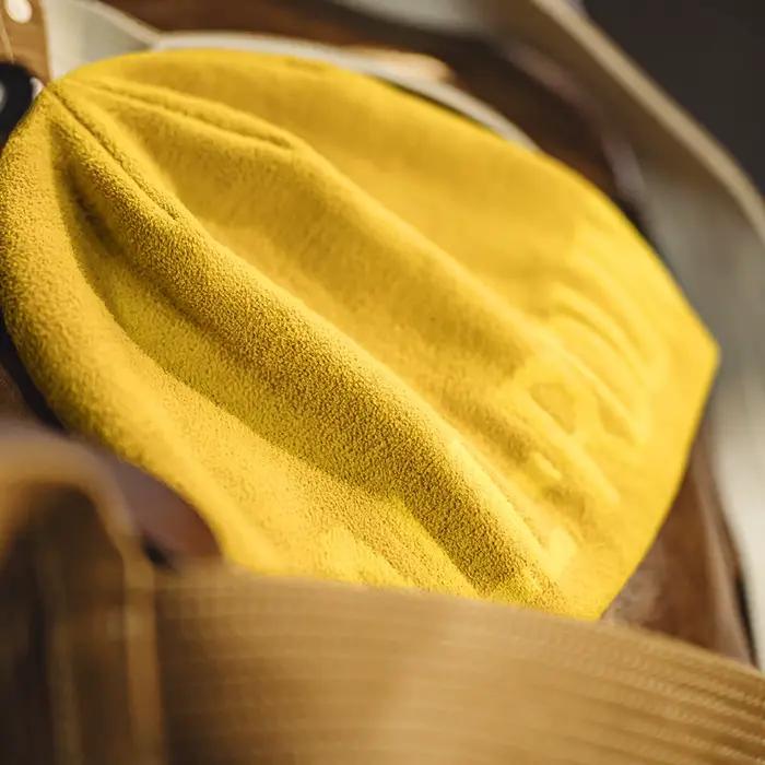 Maden – bonnet en tricot Jacquard jaune