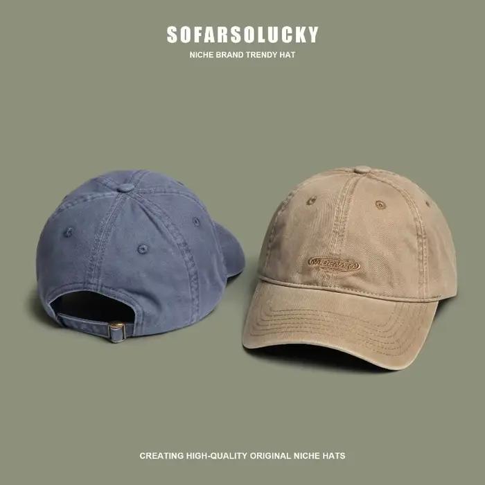 Casquettes de baseball rétro Harajuku en coton pour hommes et femmes, protection solaire, mode hip-hop, accessoires de mode vintage pour toutes les saisons et occasions