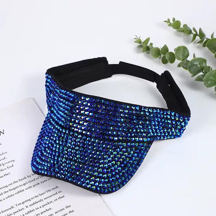 À la mode vide haut chapeau d'été diamant
