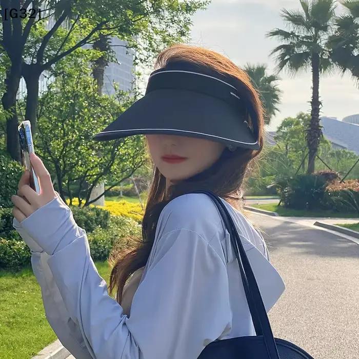Chapeau à visière large pour femme