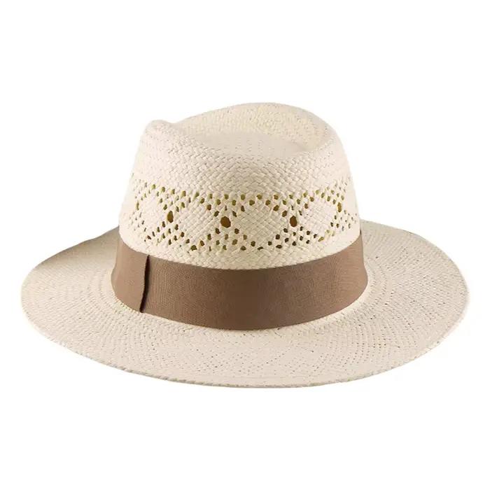 Chapeau de Jazz Panama tissé en paille