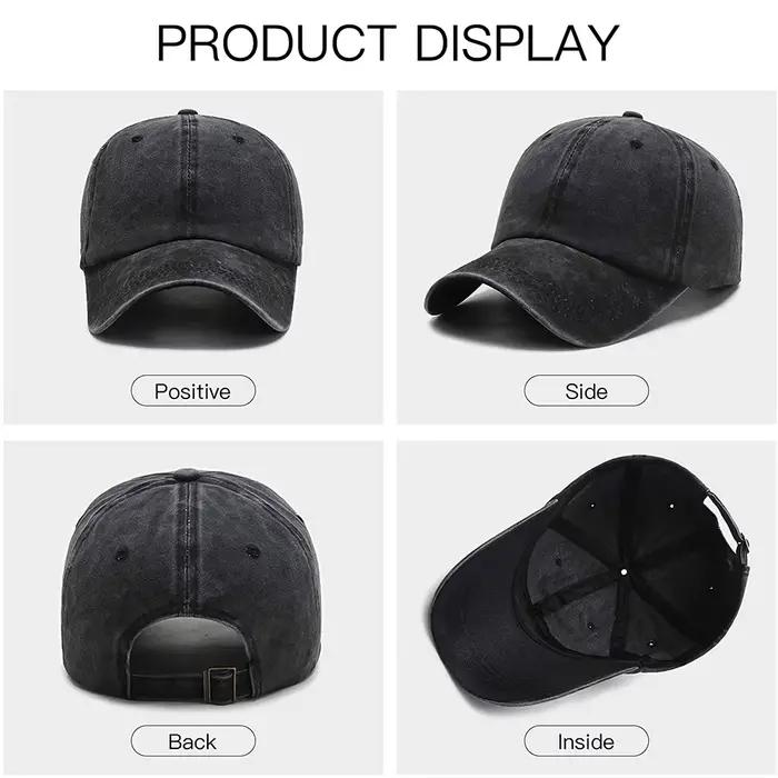 Casquette en Denim Boston Terrier pour hommes et femmes