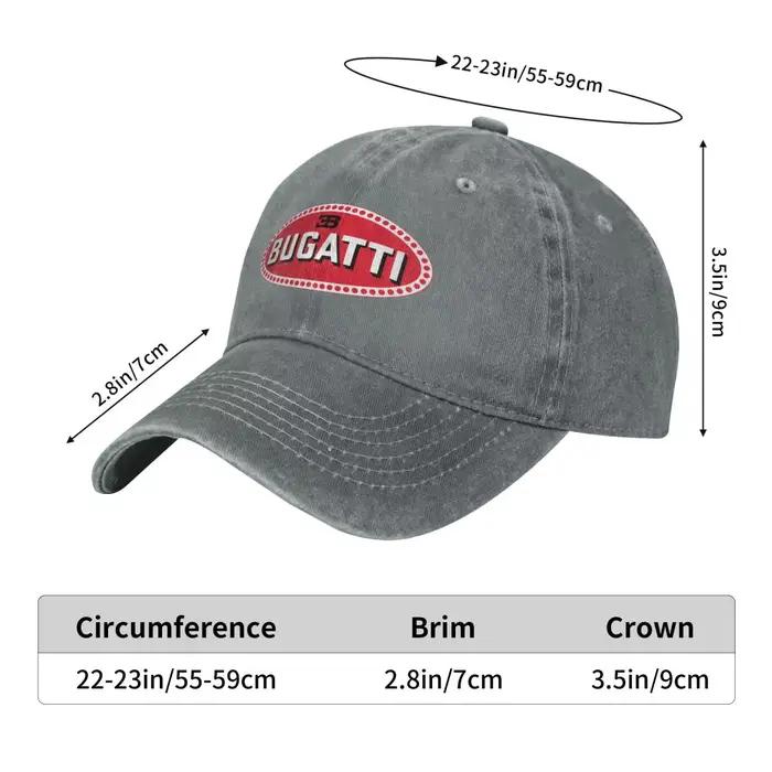 Bugatti – casquette de Baseball à visière pour hommes et femmes