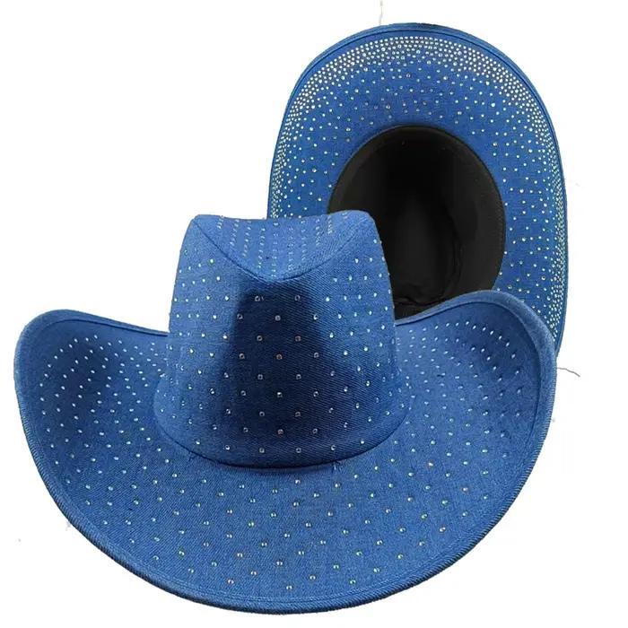 Chapeau de cowboy de style occidental pour hommes et femmes