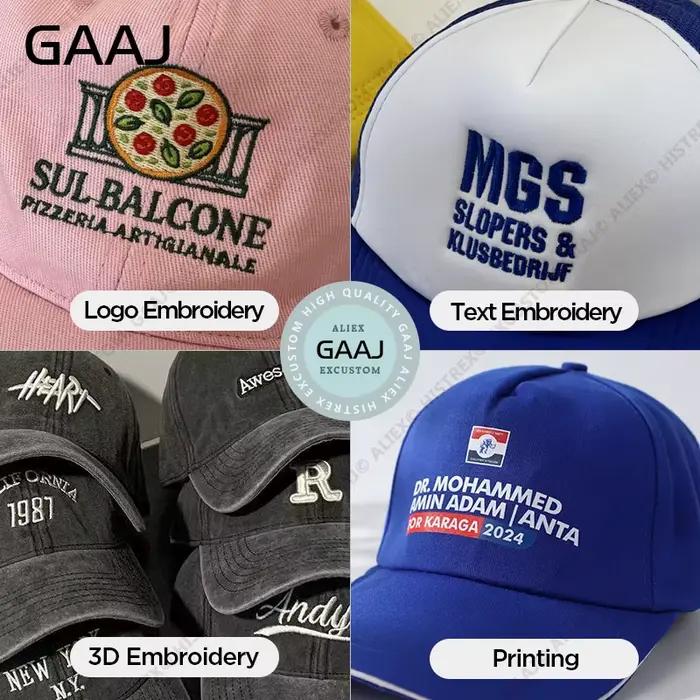 Casquette de baseball rétro personnalisable avec logo brodé et impression sur mesure pour homme et femme occasions décontractées et spéciales