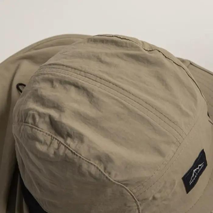 Soldes d'été ! Chapeau de pêcheur unisexe coupe-vent à séchage rapide avec rabat pour le cou et protection UV pour la pêche et la randonnée en plein air