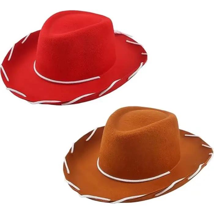 Chapeau en feutre Fantasia Woody Jessie pour cosplay