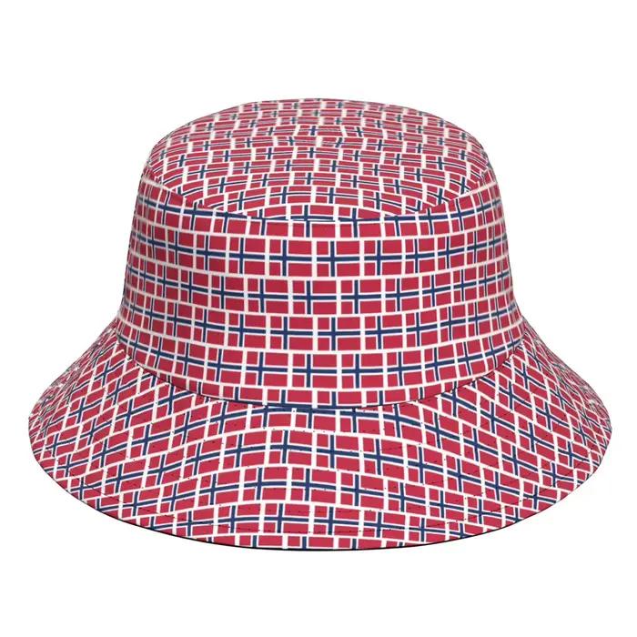 Chapeaux de pêcheur norvégiens personnalisés avec nom et logo d'équipe