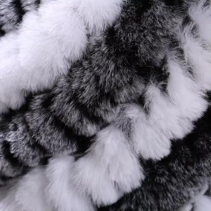Chapeau en vraie fourrure de lapin Rex