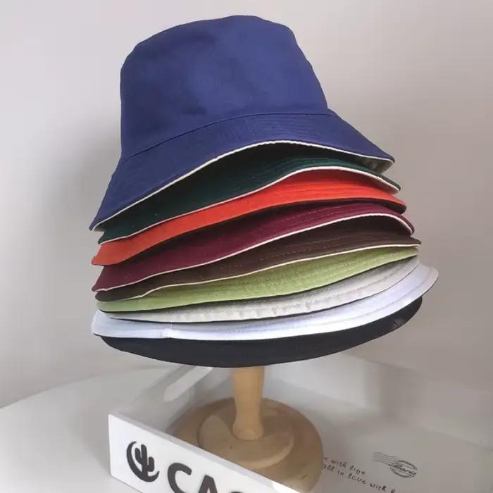 Chapeau de soleil réversible double face pour hommes et femmes