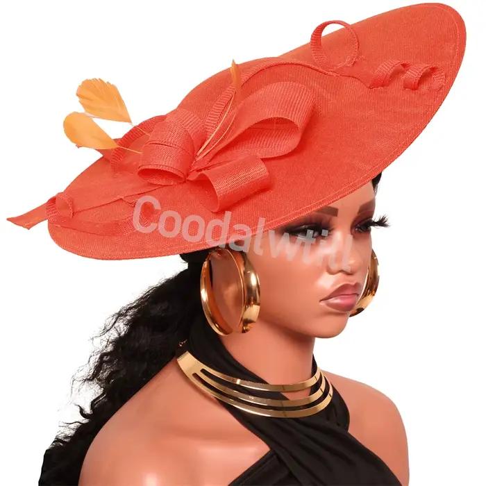 Grand Chapeau fascinateur rose Derby