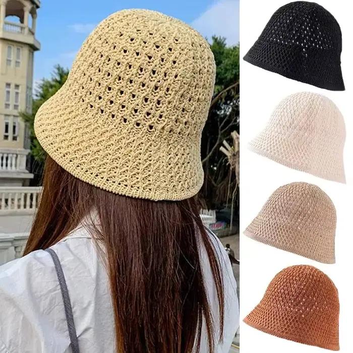 Chapeau de paille de plage pour femme