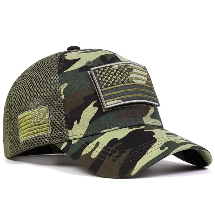 2025 mode nouveau chapeau de baseball brodé drapeau américain maille