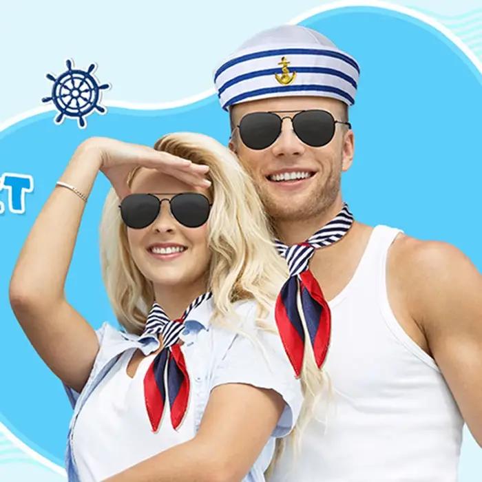 1-5 ensembles de chapeau de marin de la marine