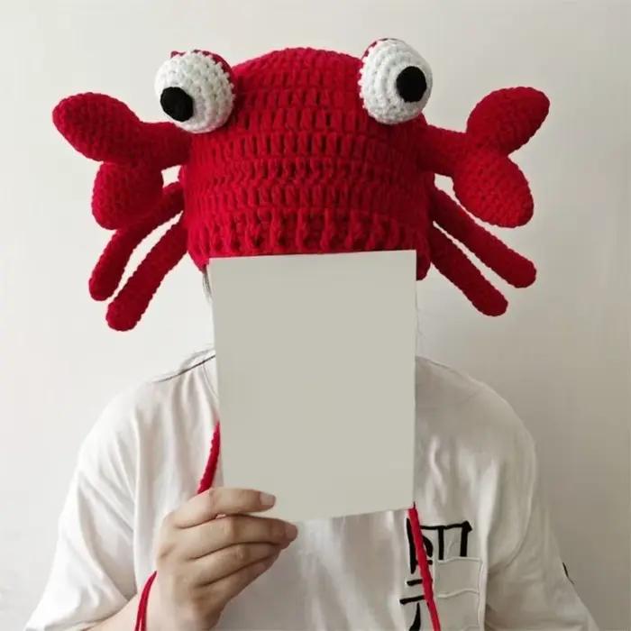 Chapeau crabe pour adolescents