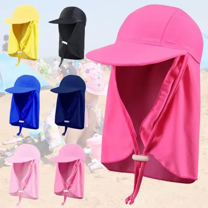 Chapeau de protection solaire Anti-UV multicolore pour enfants