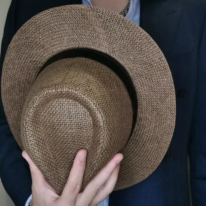 Chapeau de paille Panama pour homme