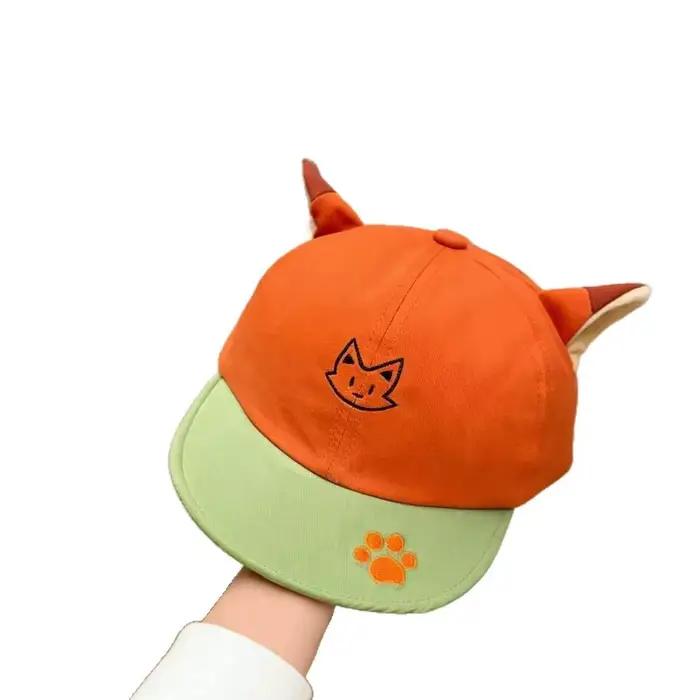 Casquette de baseball amusante à oreilles de renard