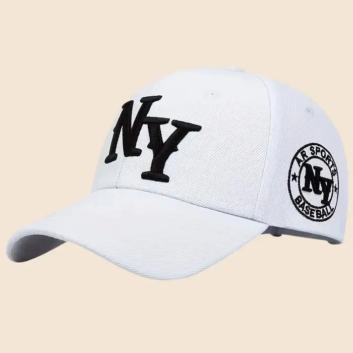 Casquette de baseball style New York avec logo NY brodé en 3D