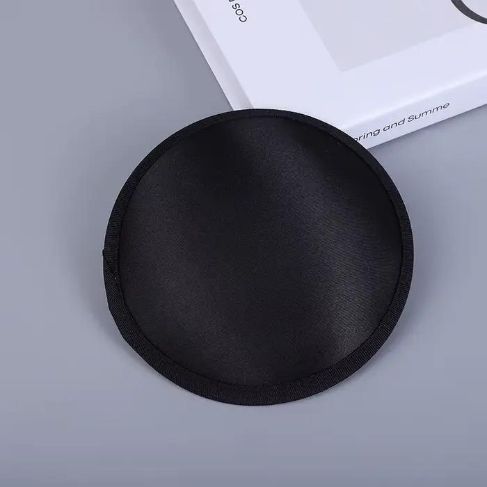 Base de chapeau circulaire en tissu satiné en gros pour femme