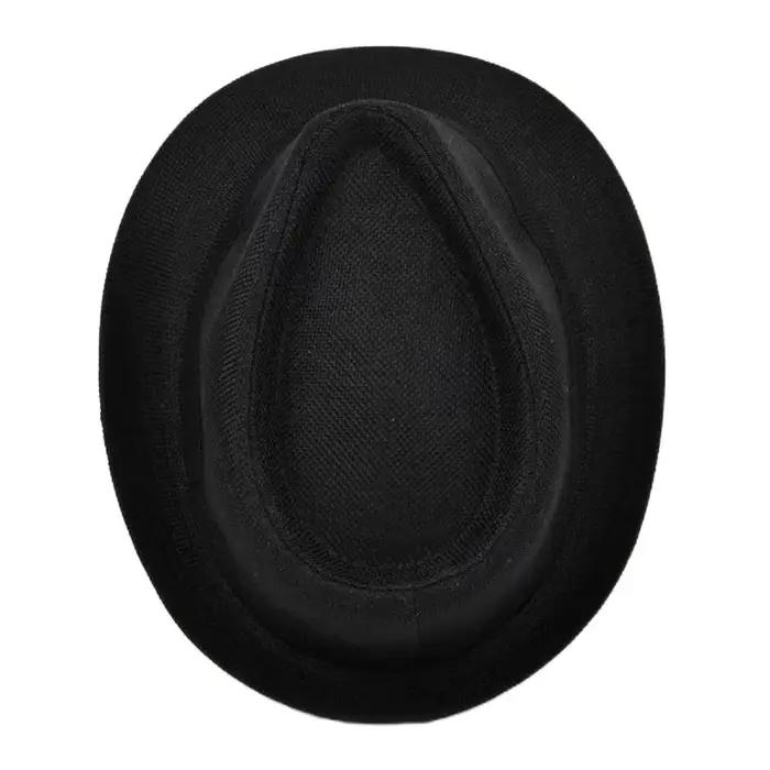 Chapeau Fedora en Lin à Manches Courtes pour Homme et Femme