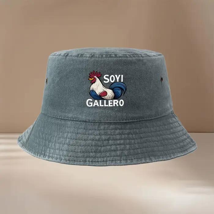 Chapeau de pêcheur SOYI GALLERO motif coq en coton pour hommes et femmes idéal pour la pêche camping et activités en plein air