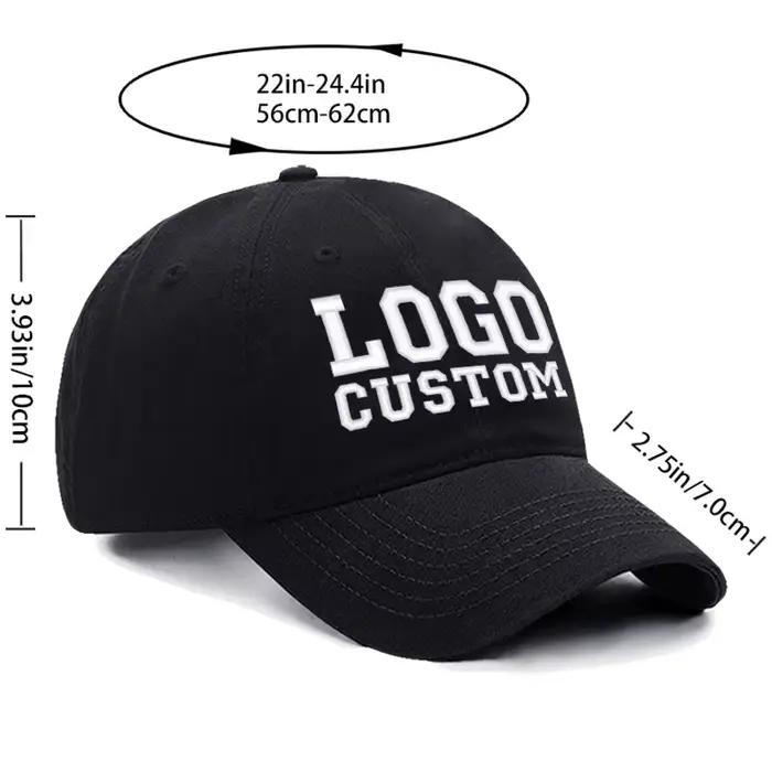 Casquette de baseball personnalisable avec logo brodé